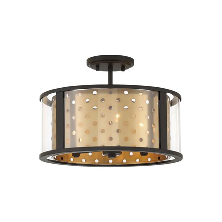 Eurofase Grado 3 Lt Semi-Flush 39415-028